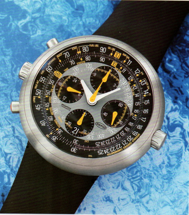 1999 Man Ikepod Chrono double fuseaux horaires Orologi